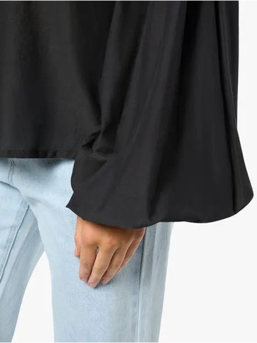 WeWoreWhat Billow Sleeves Boatneck Top - Picture 3 of 5
